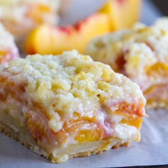 Peaches and Cream Bars