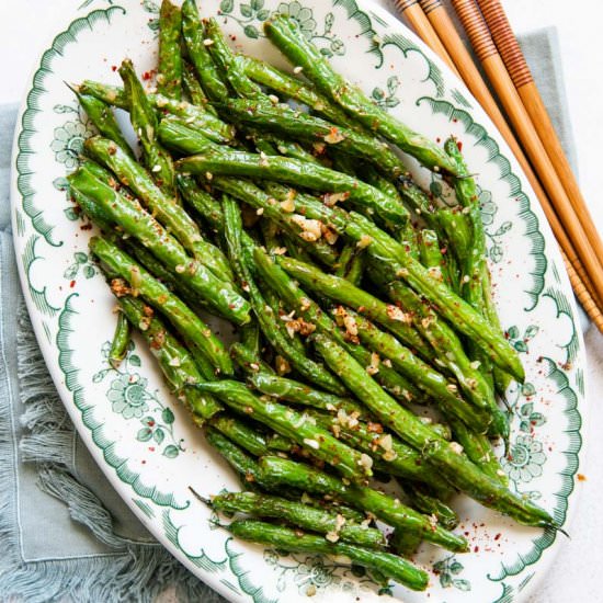 Chinese Garlic Green Beans