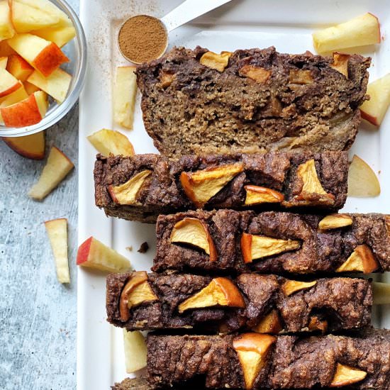 Apple Cinnamon Bun Banana Bread