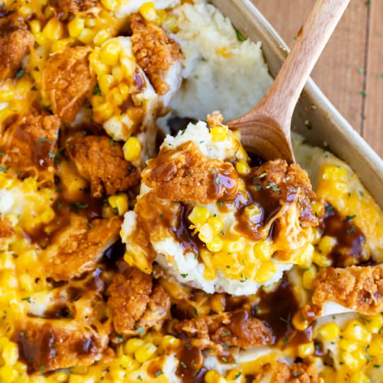 Mashed Potato Casserole with Crispy
