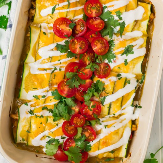 Zucchini Enchiladas