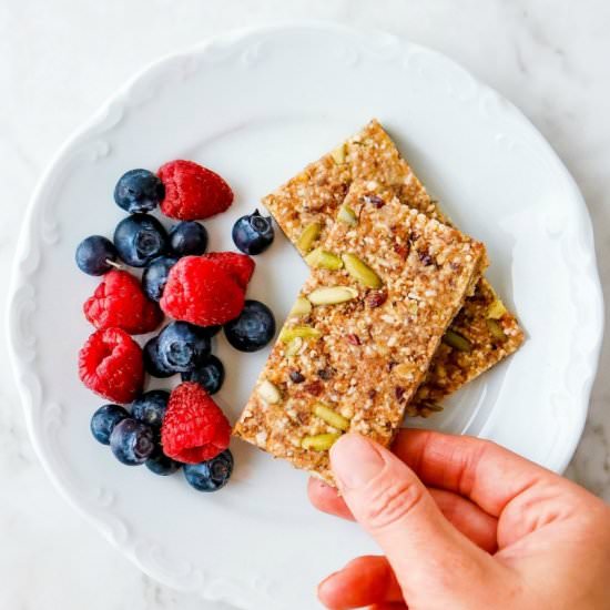Sheet Pan Paleo Granola Bars