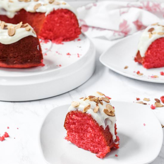 Raspberry Jello Cake