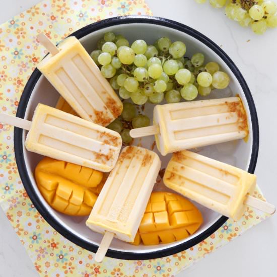 Coconut Mango Popsicles