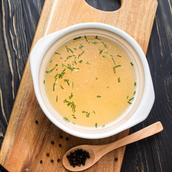No Fail Chicken and Pork Stock