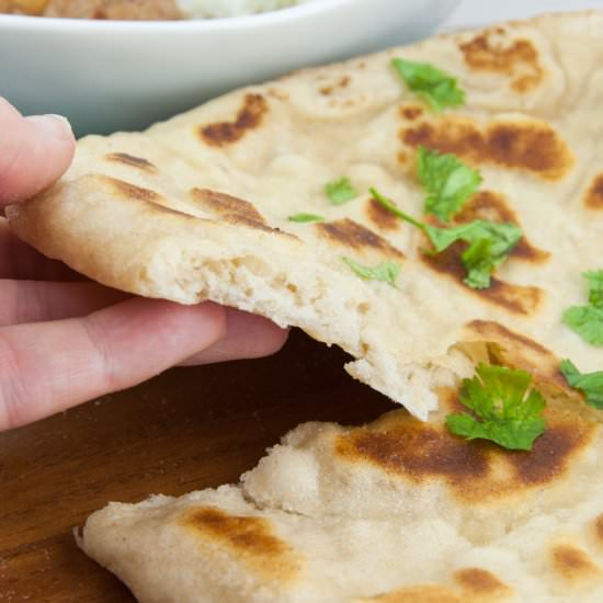 Easy Vegan Naan
