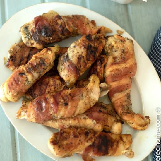 Grilled Hawaiian Bacon and Chicken