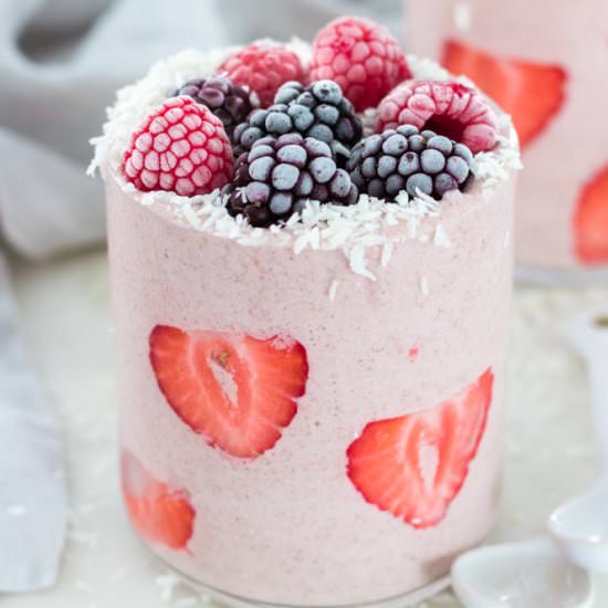Almond Pulp Strawberry Vanilla Smoo