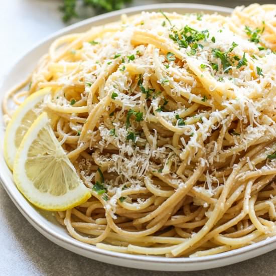 Lemon Garlic Parmesan Pasta