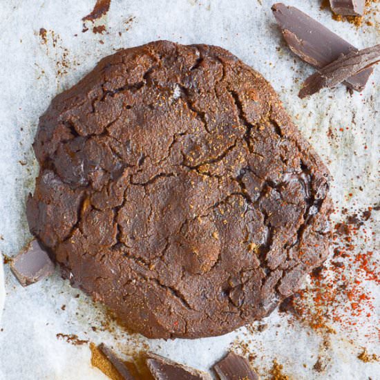Flourless Chocolate Chili Cookies (