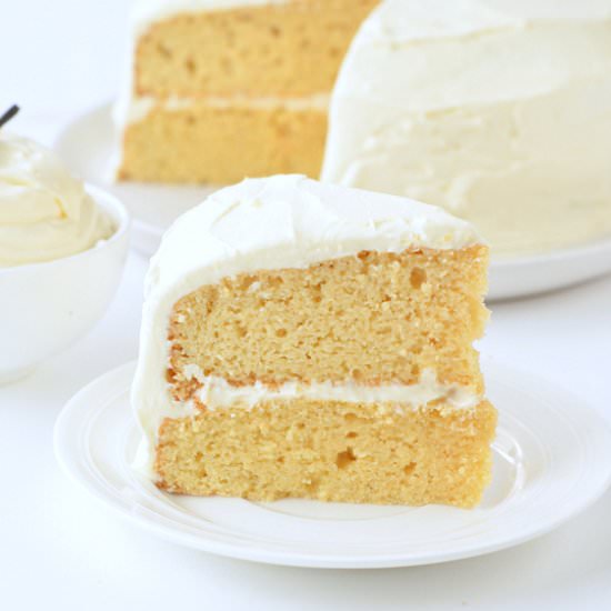 Keto Vanilla Cake