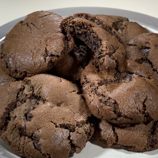 Mint Chocolate Chunk Cookies