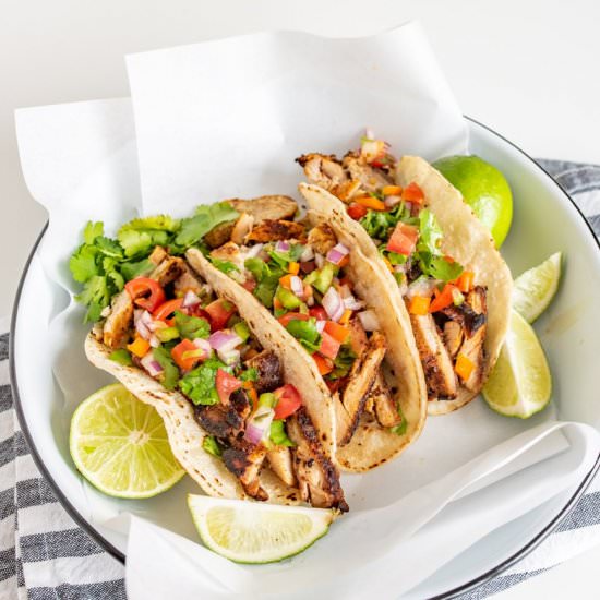 Sheet Pan Baked Chicken Taco Meat