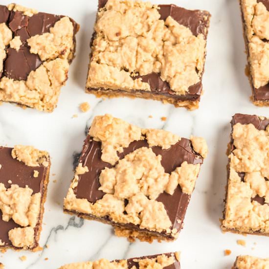 Peanut Butter Oatmeal Cookie Bars
