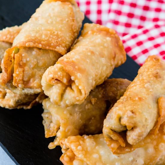 PHILLY CHEESESTEAK EGG ROLLS