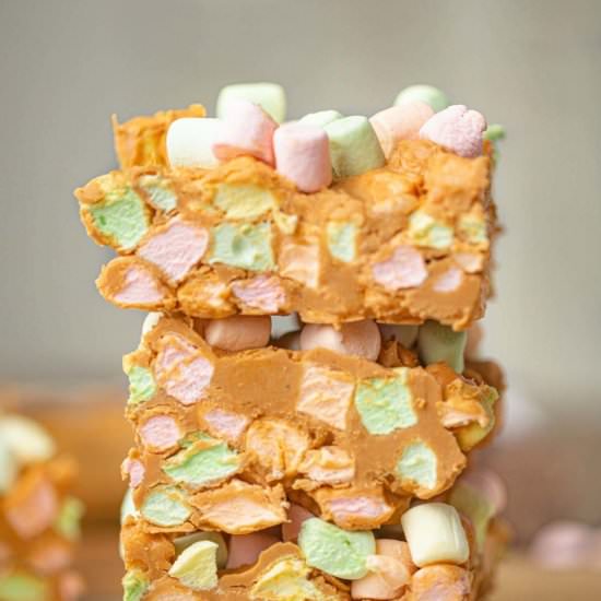 Peanut Butter Confetti Squares
