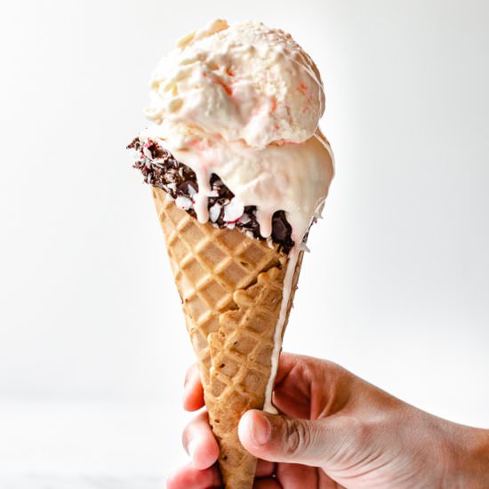 White Chocolate Peppermint IceCream