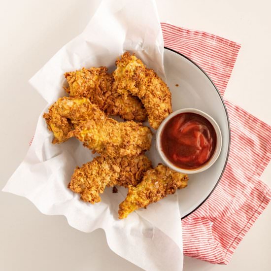Air Fryer Homemade chicken strips