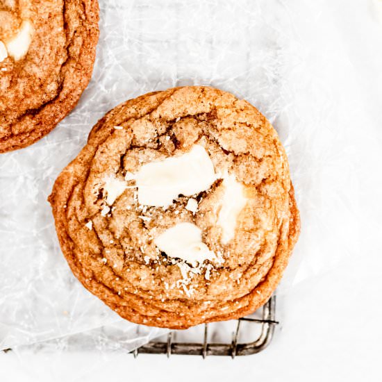 Banana White Chocolate Chip Cookies