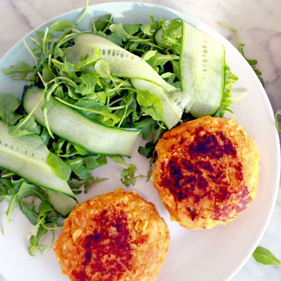 Brown Rice & Sweet Potato Patties