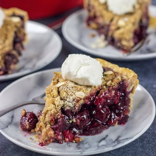 Cherry Crumb Pie