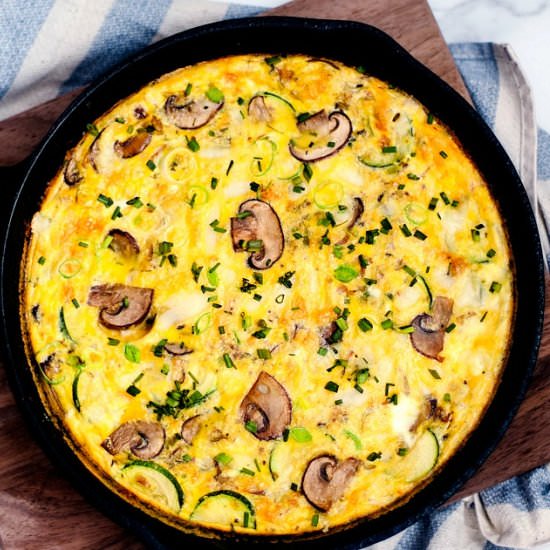 Summer Frittata w Smoked Kippers