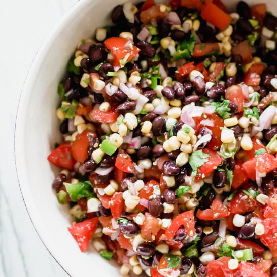 Sweet Corn & Black Bean Salsa