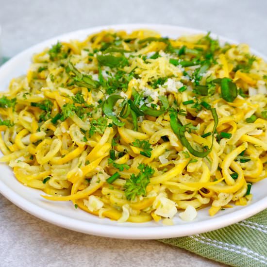 Summer Squash Zoodles