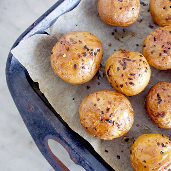 Garlic & Chilli Potatoes