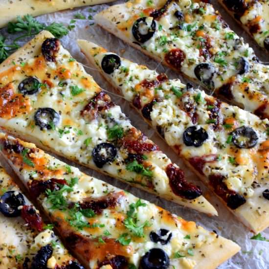 Homemade Mediterranean Flatbread