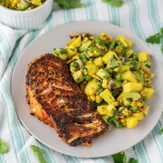 Blackened Cod