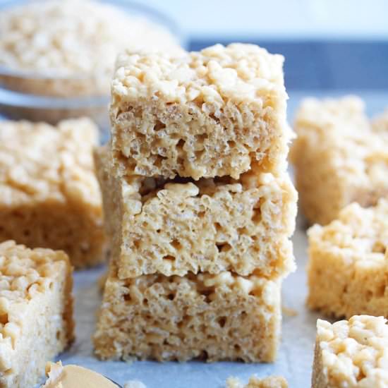 Browned Butter PB Rice Krispies