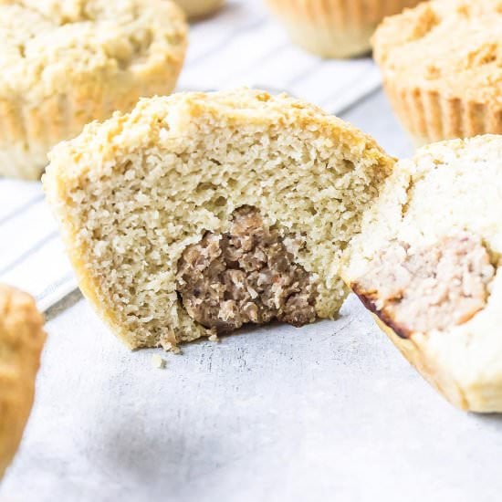 Sausage Stuffed Pancakes Muffins