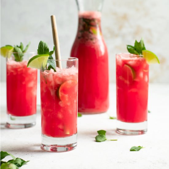 Watermelon Mint Agua Fresca