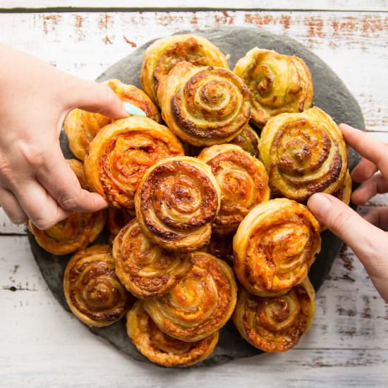 Puff Pastry Pinwheels