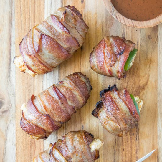 Bacon Wrapped Armadillo Eggs