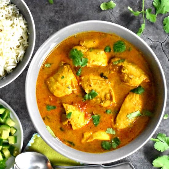 Instant Pot Chicken Curry & Rice