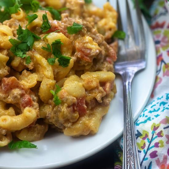 TACO MAC AND CHEESE