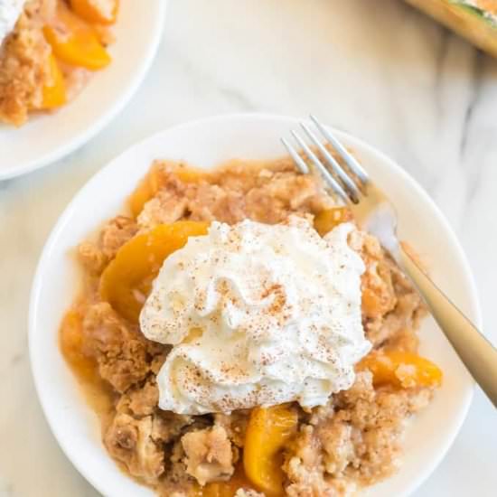 Peach Dump Cake