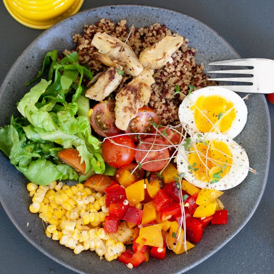 Healthy Egg Buddha Breakfast Bowl
