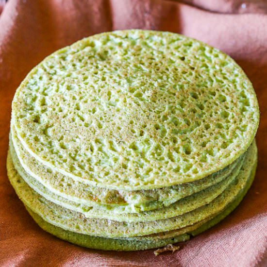 Savory flourless zucchini pancakes