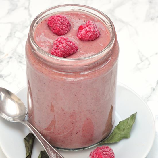Probiotic Raspberry Cocktail