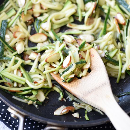 Skillet Zucchini Matchsticks