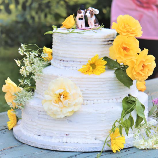 Chocolate Vegan Wedding Cake