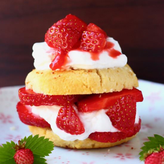 GF Vegan Strawberry Shortcake