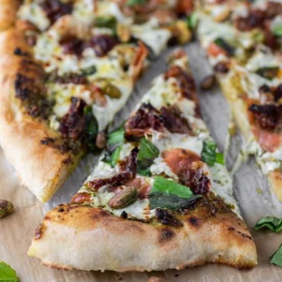 Prosciutto Pesto Pizza