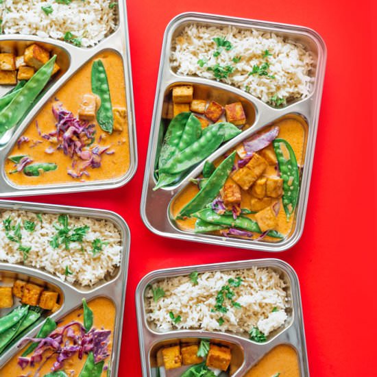 Thai Red Curry Meal Prep