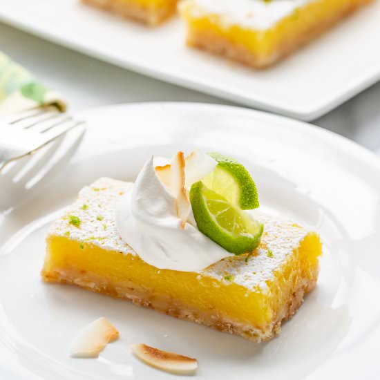 Coconut Key Lime Bars