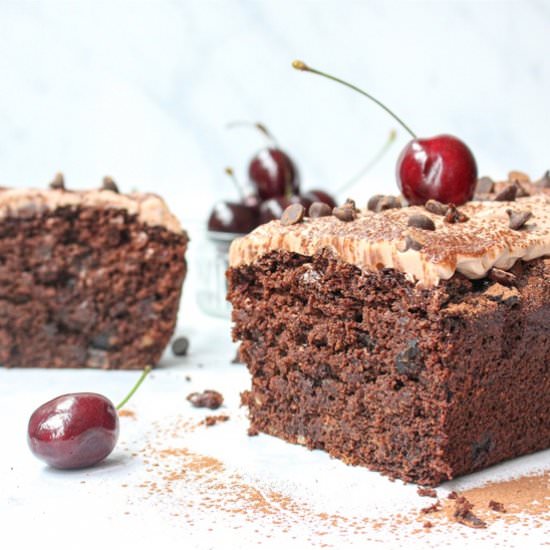 Chocolate Cherry Banana Cake