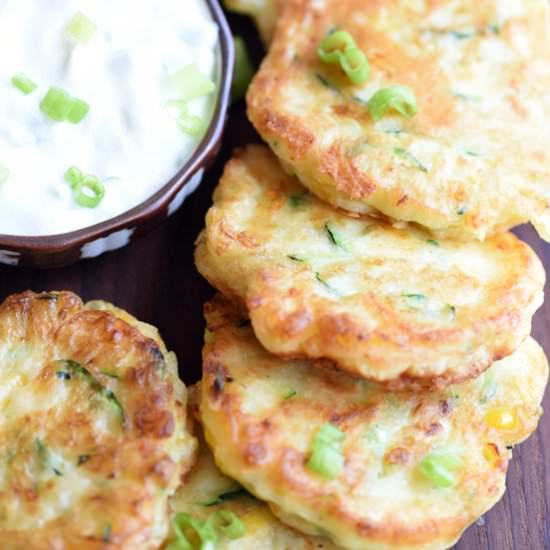 Zucchini Corn Fritters
